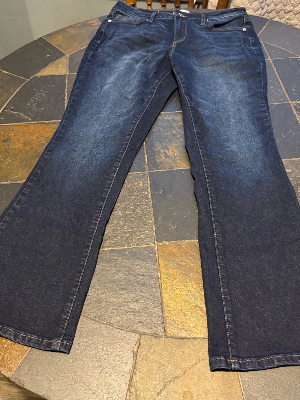 Sonoma Dark Blue Straight-Leg Women's Jeans